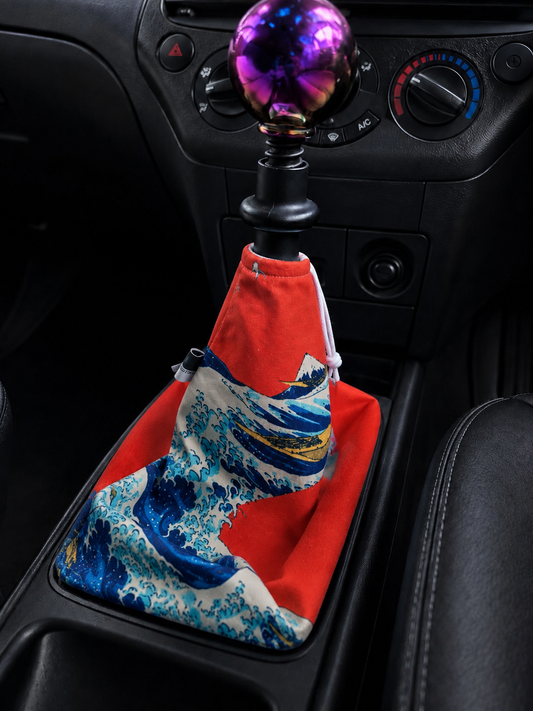 Kanagawa Wave Gearshift Boot Cover