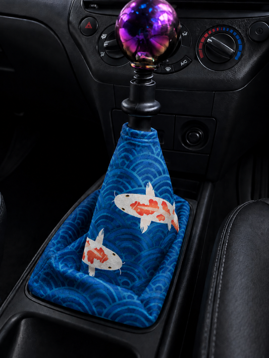 Koi Fish Gearshift Boot Cover